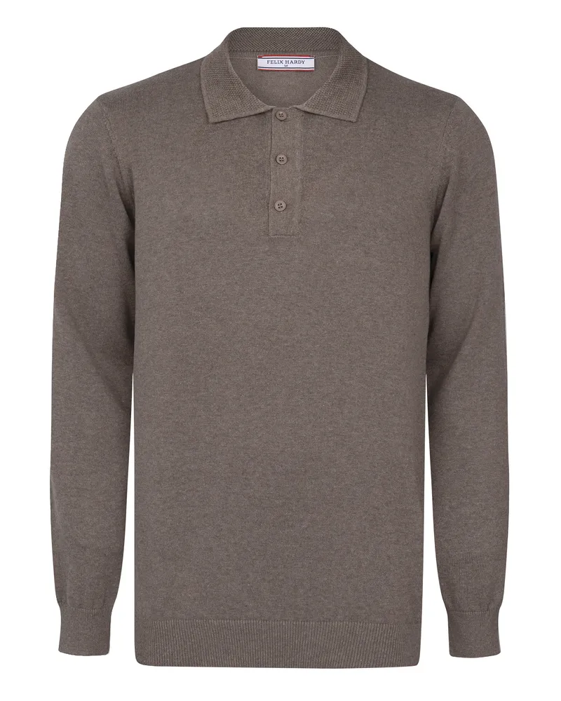 Felix Hardy Pullover Pullover Mit Polokragen Braun