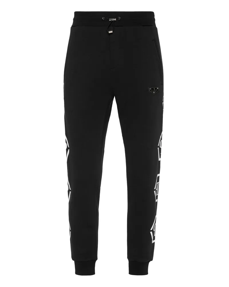 Philipp Plein Jogginghose "Hexagon" - Schwarz Schwarz