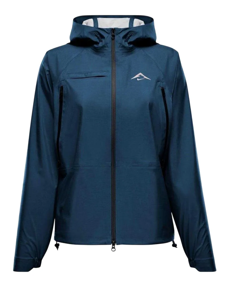 Nike Trail" Kapuzenjacke für Damen (Marine/Braungrau Marineblau