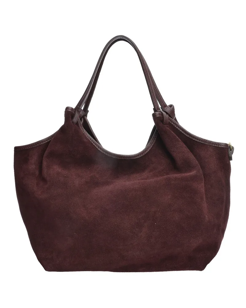 Anna Luchini Burgund Rindsledertasche Bordeaux