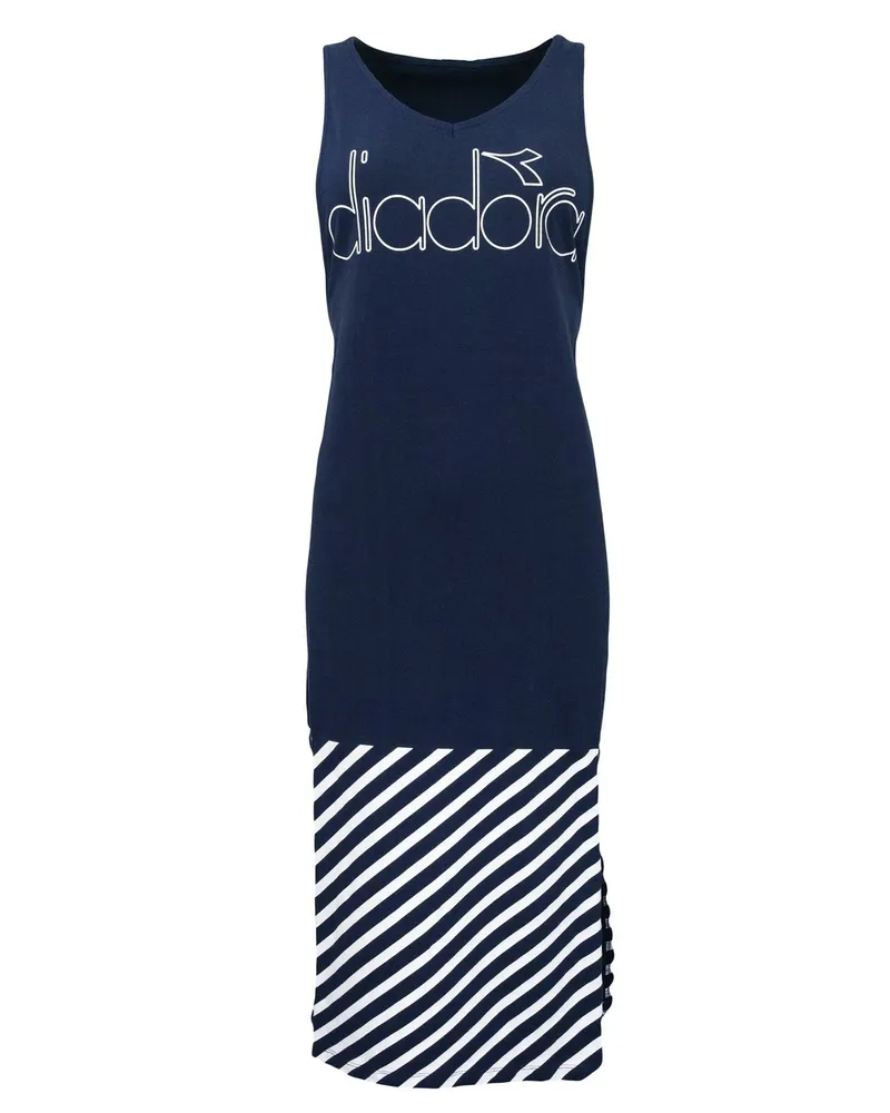 Diadora Womens Navy Kleid Blau