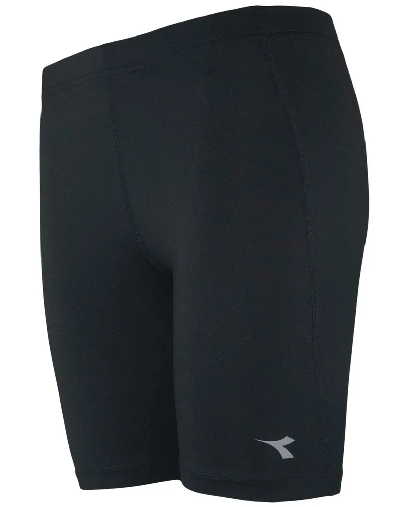 Diadora Kompression Womens Black Cycling Shorts Schwarz