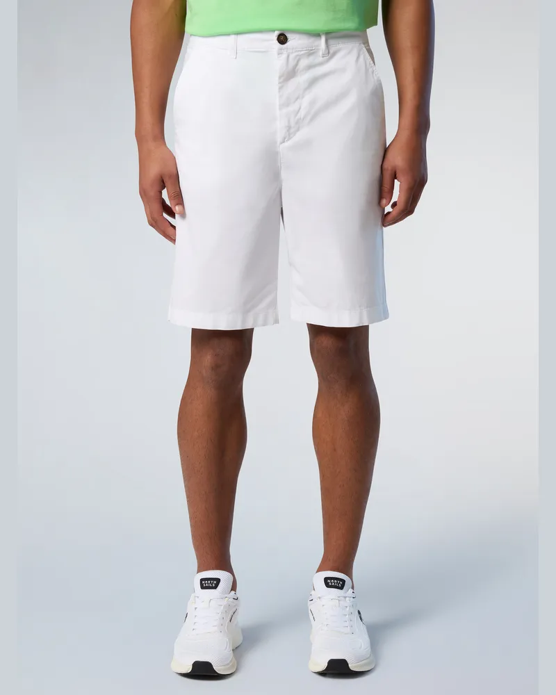 North Sails Chino-Shorts "Freedom" - Weiß Weiß