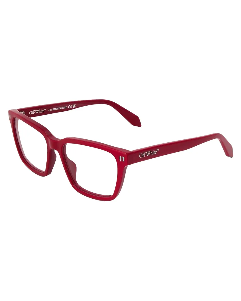 OFF-WHITE Off White - "Style 8I" Sonnenbrille für Herren/Damen Unisex (Rot Rot