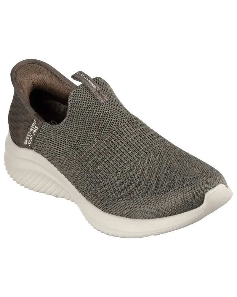 Skechers Ultra Flex 3.0 - Kuscheliger Streak-Schuh Oliv
