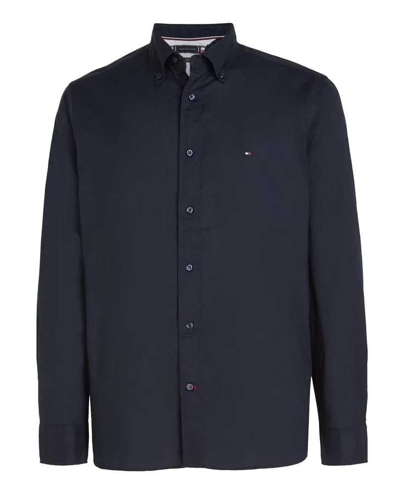 Tommy Hilfiger Core Flex" Hemd für Herren (Blau Blau