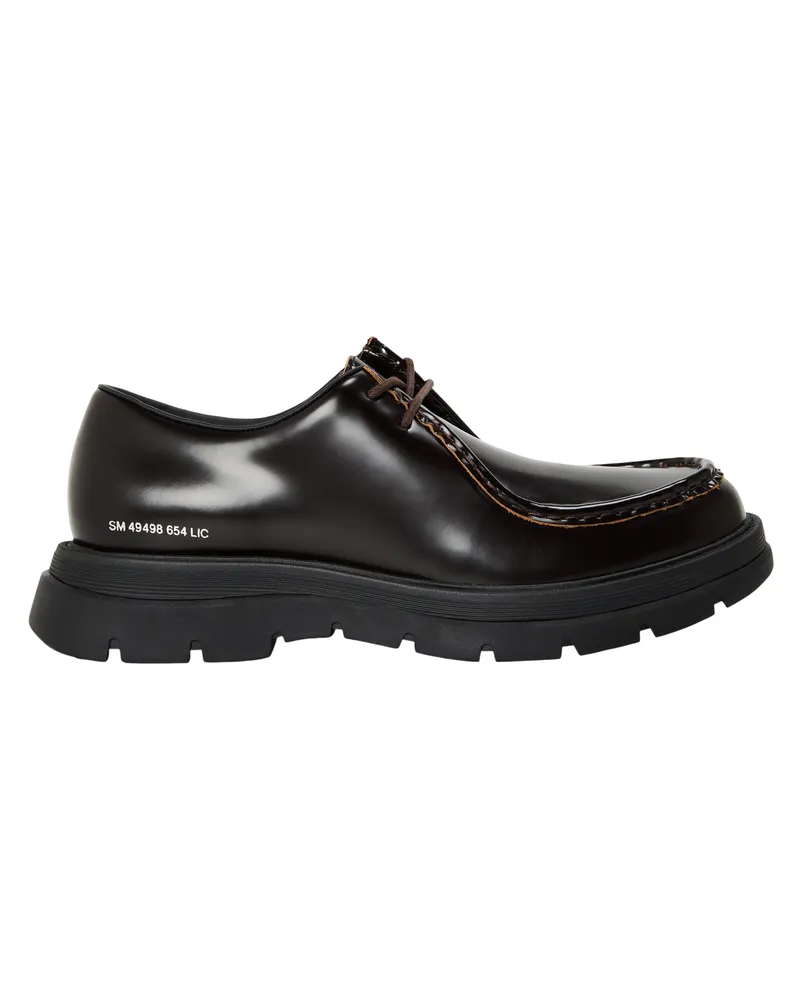 Steve Madden Reice" Mules für Herren, Leder, Rückenfrei, Flach (Braun Braun