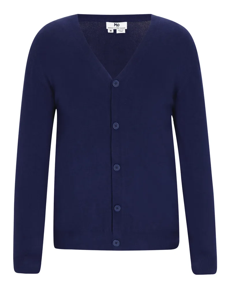 My Mo Strickjacke Männer Marine Marineblau