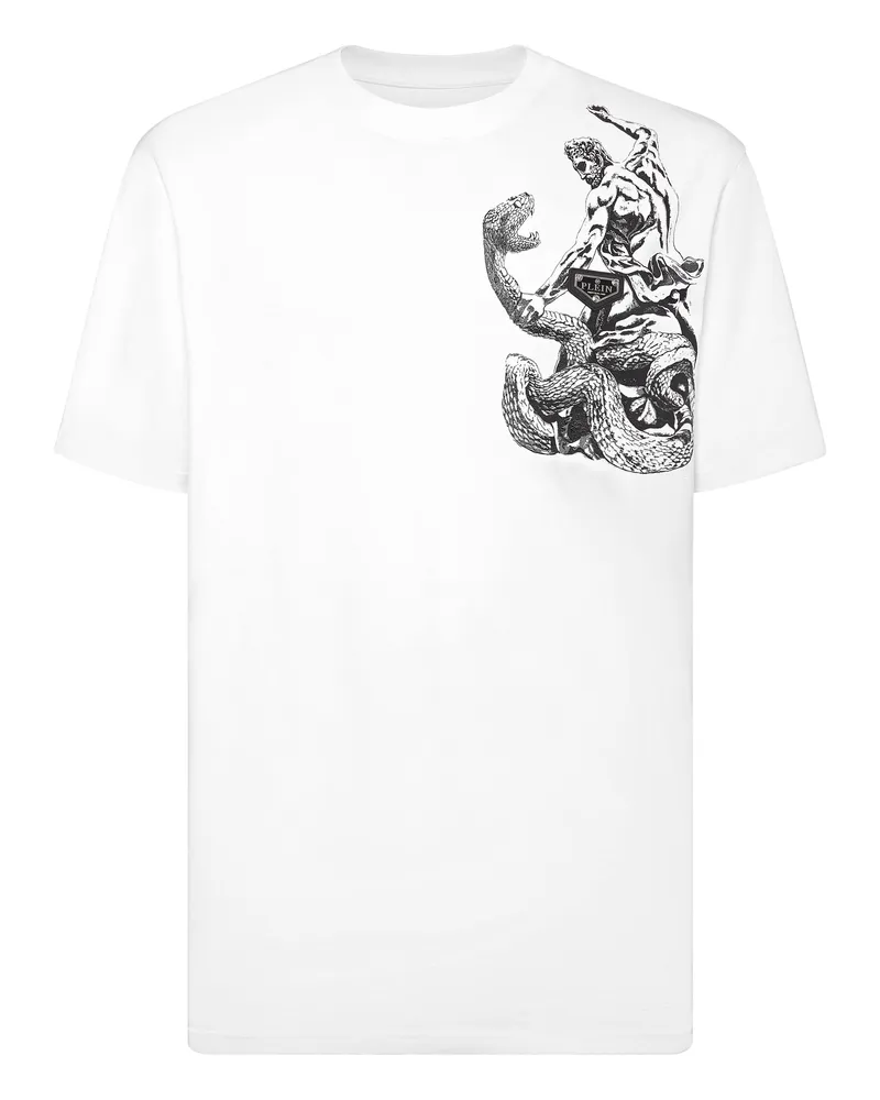 Philipp Plein T-Shirt Tattoo Weiß