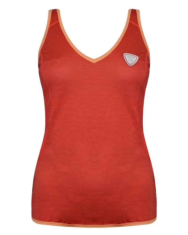 Rossignol Magic Womens Orange/Red Tank Top Rot