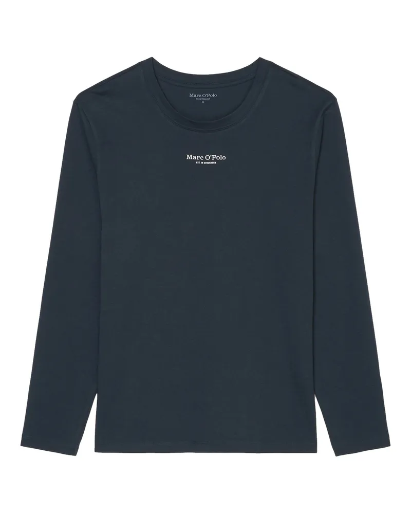 Marc O'Polo Langarmshirt Dunkelblau