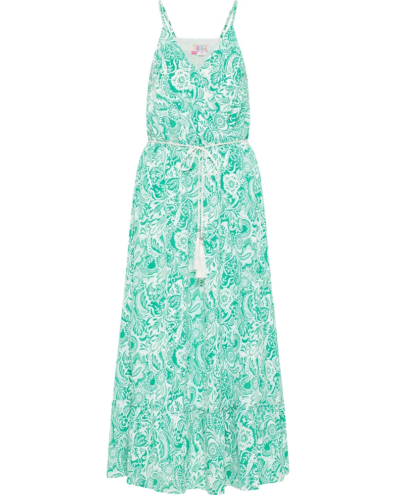 IZIA Kleid Damen Grün Weiss Mintgrün
