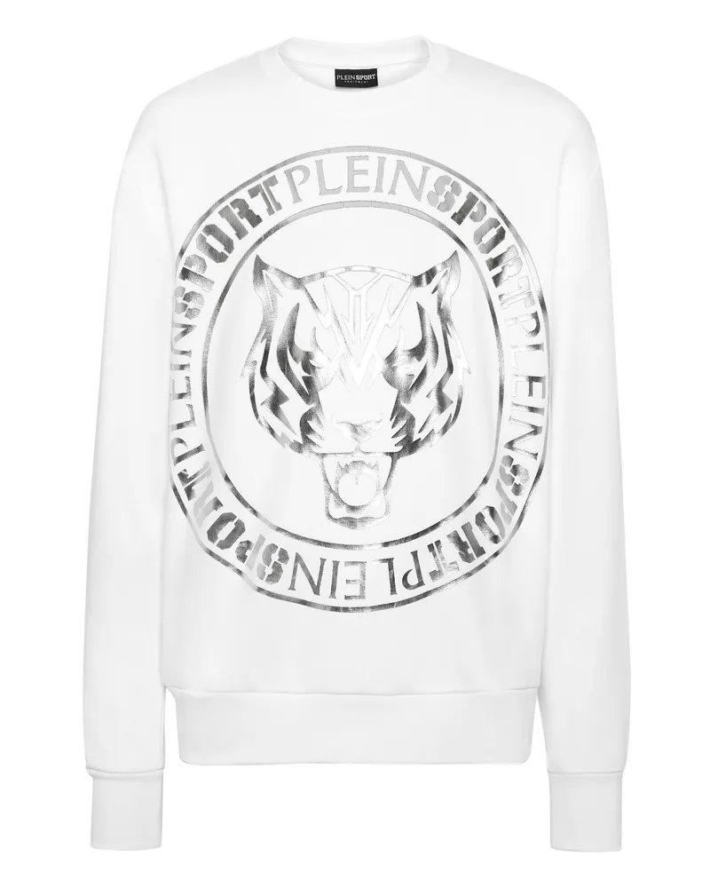 Philipp Plein Sweatshirt Tiger Weiß
