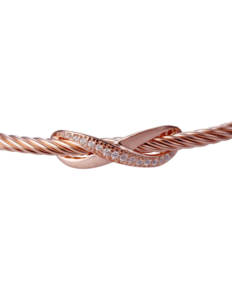 Orphelia Bowi' Damen-Armband aus 925er Sterlingsilber – Rosé ZA-7402 Rosé