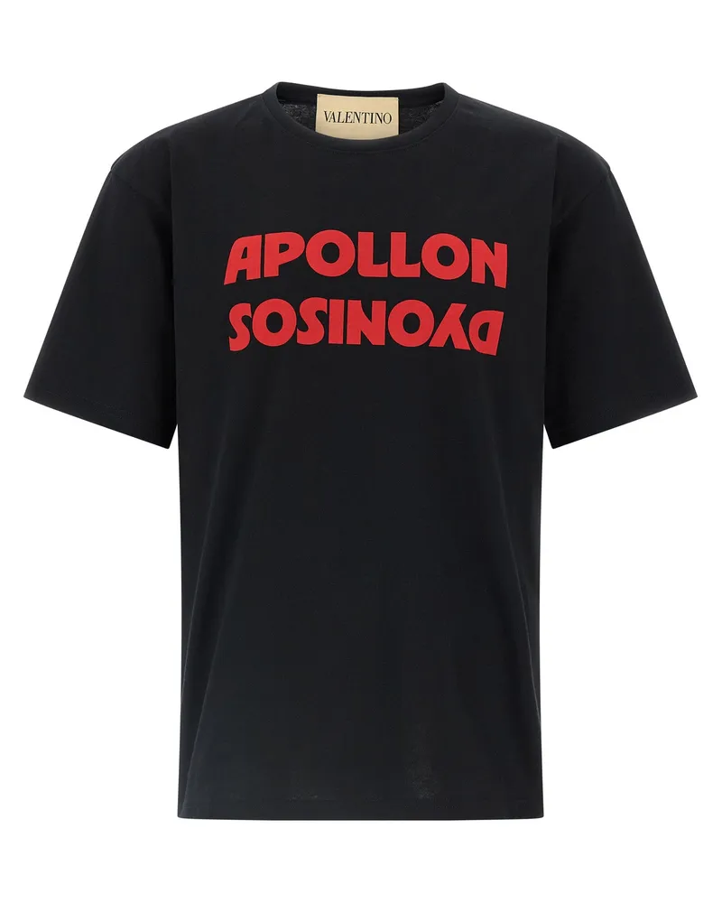 Valentino Garavani Baumwoll-T-Shirt - Schwarz Schwarz
