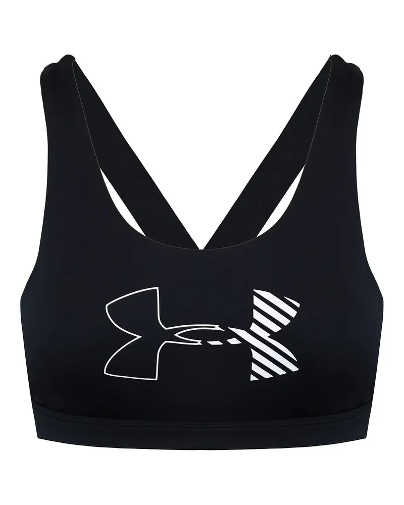 Under Armour Heatgear Womens Black Sports BH Schwarz