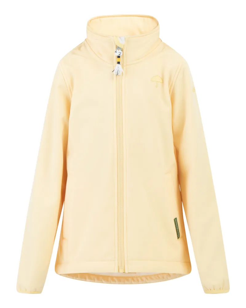 Schmuddelwedda Softshelljacke - recyceltes Material Mädchen Vanille-280 Ecru