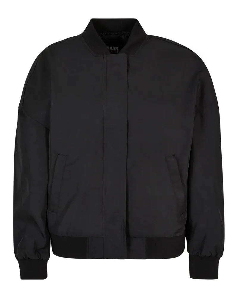 Urban Classics Bomberjacke Leicht für Damen (Schwarz Schwarz