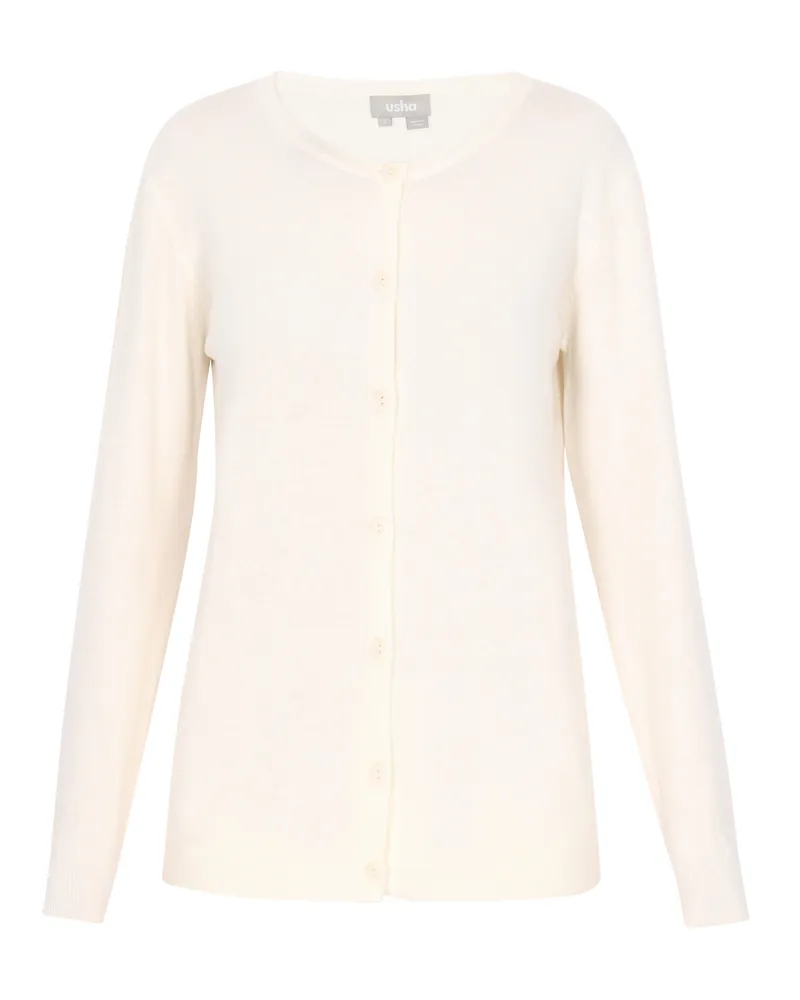 Usha Strickjacke für Damen - Creme Creme