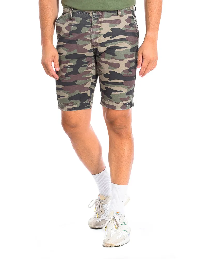 La Martina Bermudashorts mit geradem Saumschnitt TMB301-TW415 Herren Grün