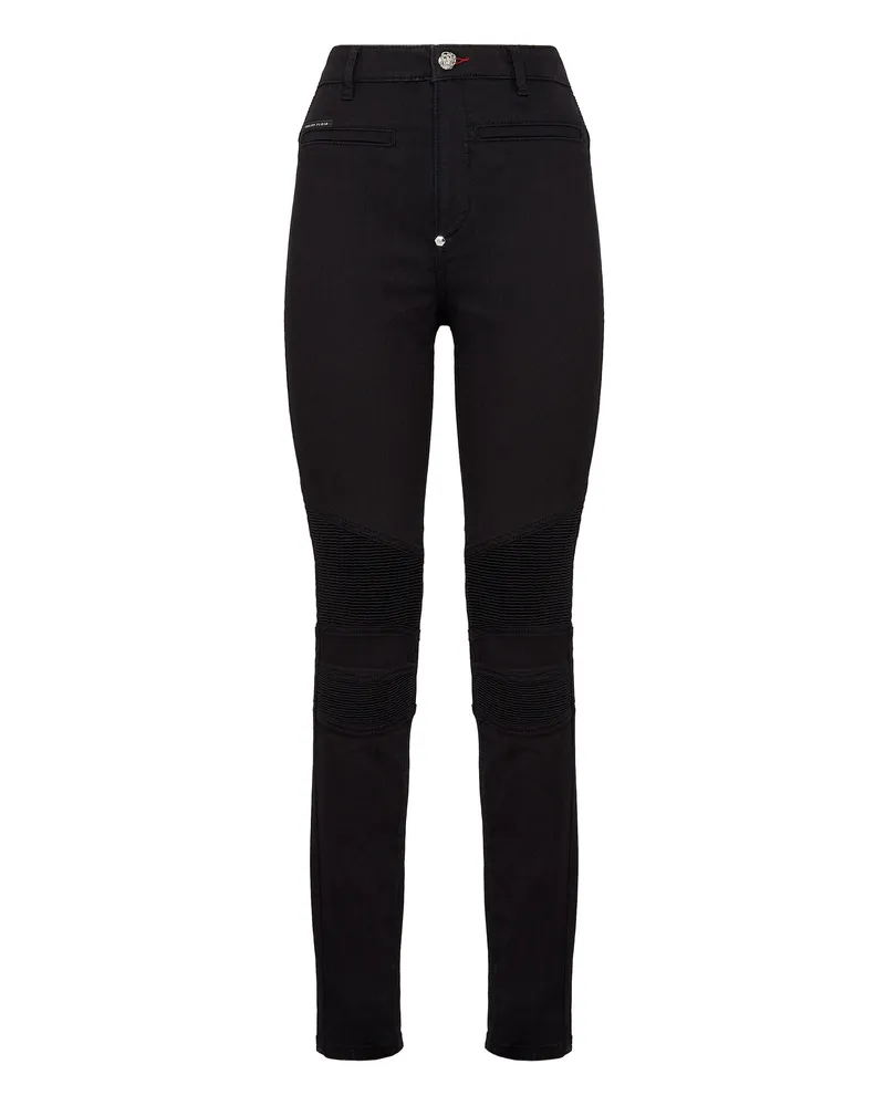 Philipp Plein Jeans Skinny Fit Iconic Plein Schwarz