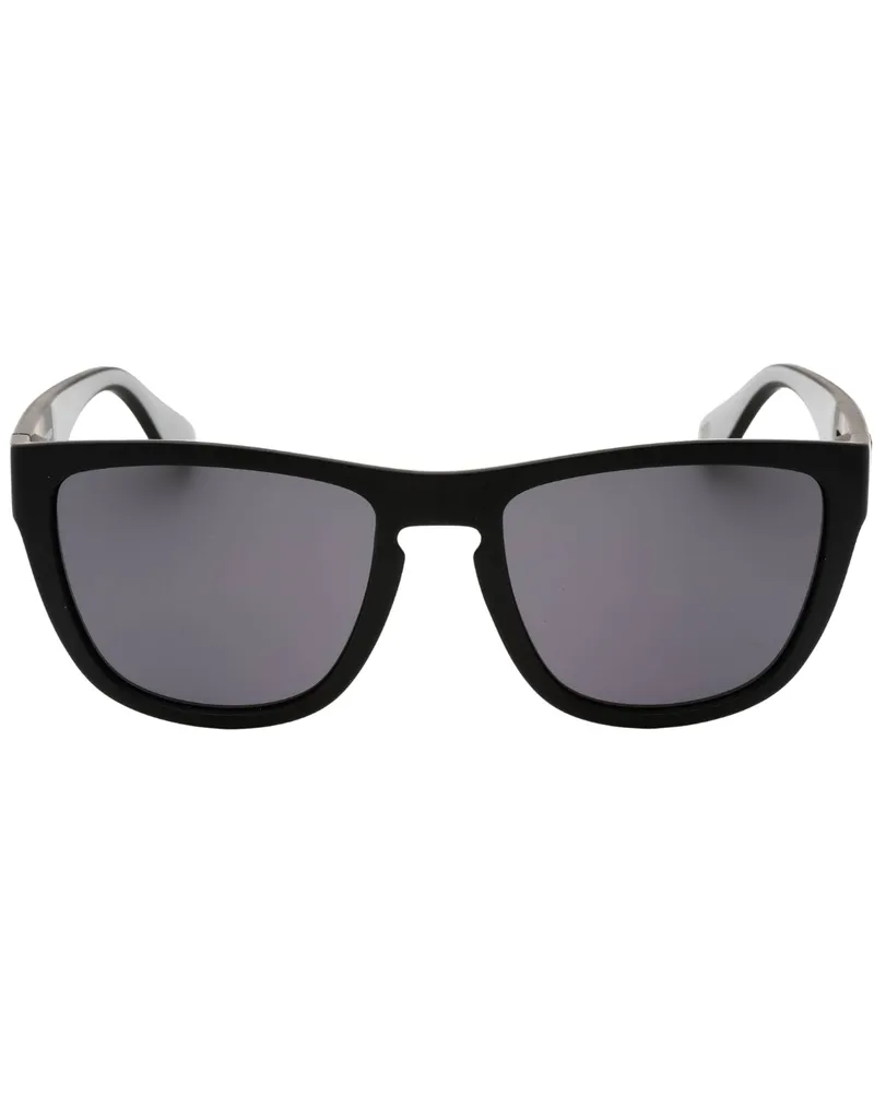 Tommy Hilfiger Tommy Hiliger graue Sonnenbrille mit schwarzen Glasern Schwarz