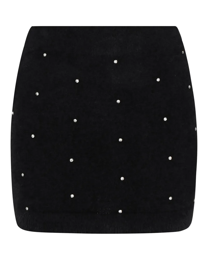 FAINA Rock Frauen Schwarz Schwarz