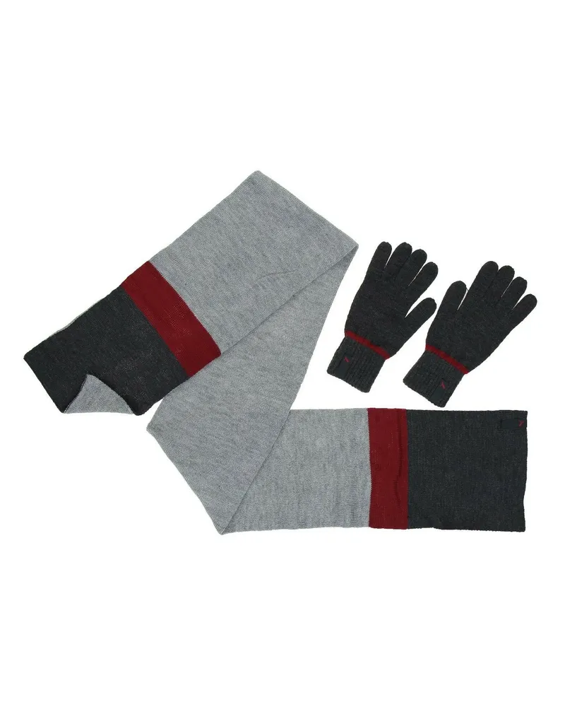 Puma Fundamentals Strickhandschuhe & Schal Winter Mens Womens Unisex Set 052580 01 S Mehrfarbig