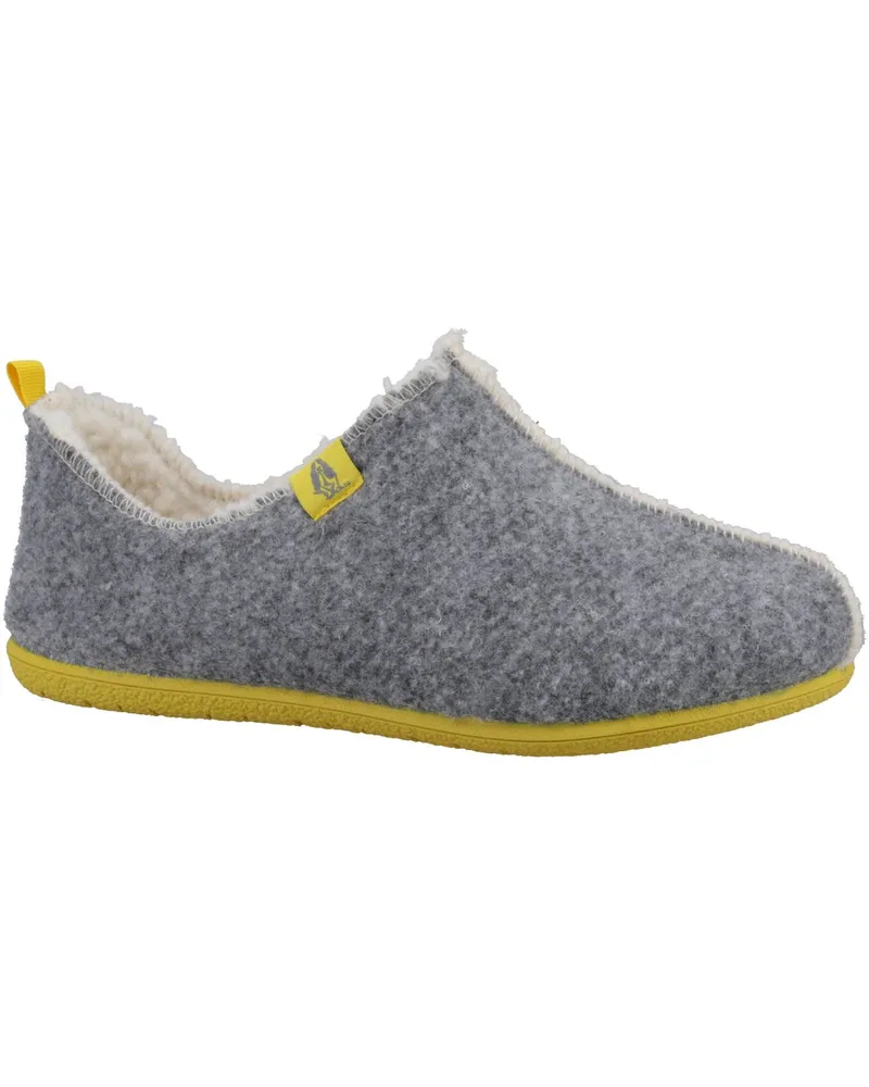 Hush Puppies Good Recycled RPET Polyester Damen Grau Hausschuhe Grau