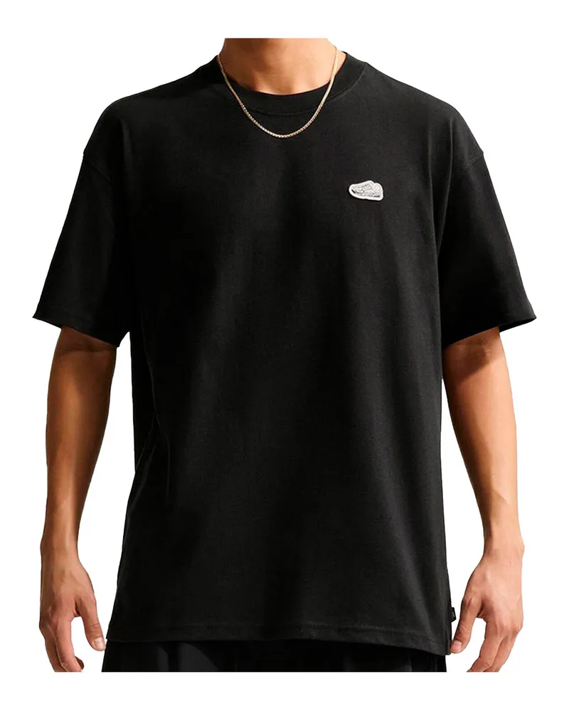 Nike U NSW TEE LSE VOMERO PATCH Schwarz