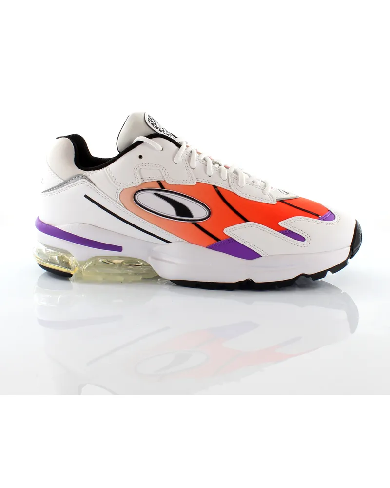 Puma Cell Ultra Fade White Niedrige Schnüren -Herren -Trainer 370851 02 Weiß