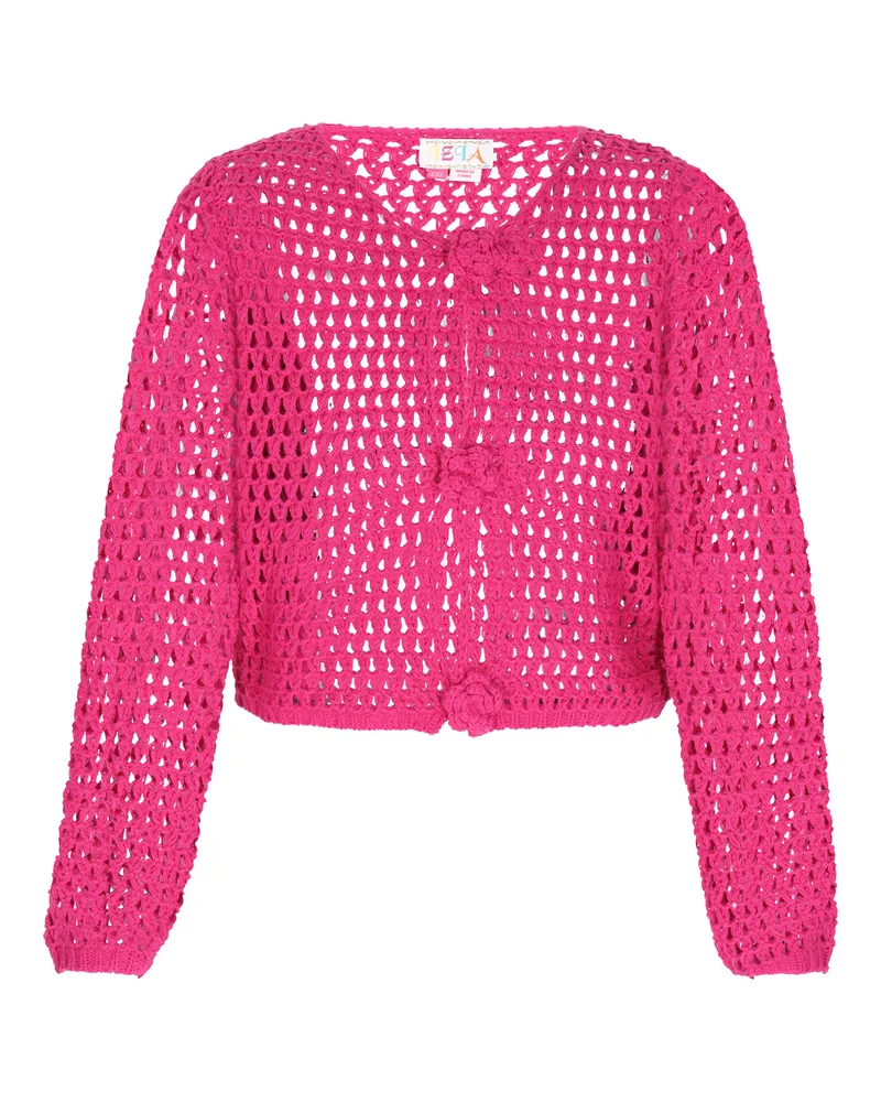 IZIA Strickjacke Frauen Fuchsie Fuchsia