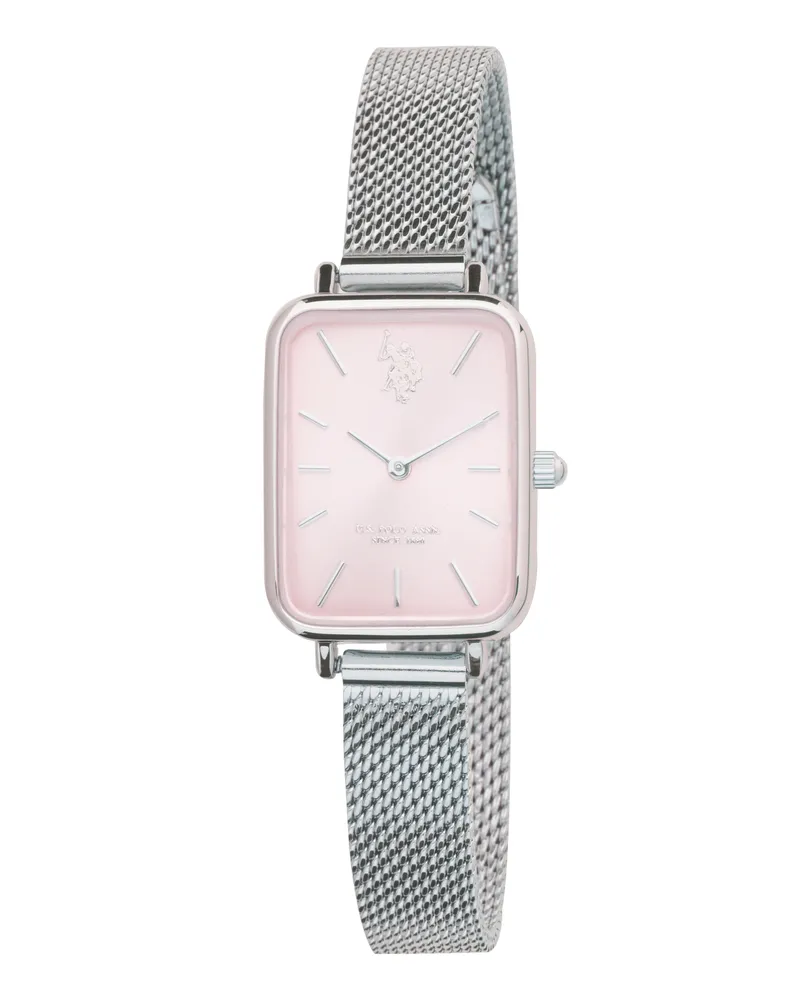 U.S. Polo Assn.  Uhr Odette Damenuhr Silber