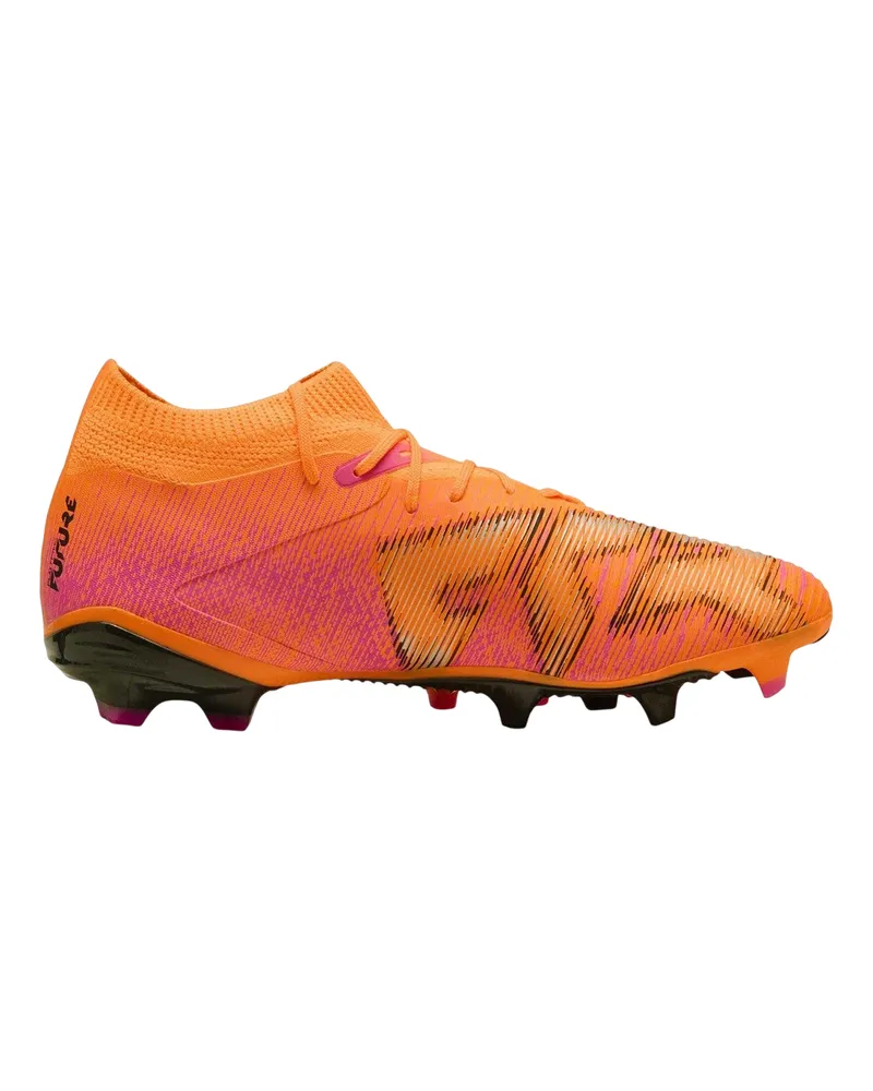 Puma Damen Future 8 Match Snug Fit Kunstrasen-Fußballschuhe (Orange/Schwarz Orange