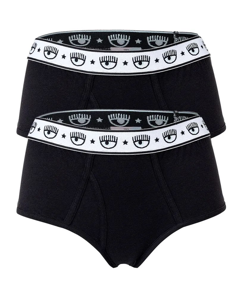 Chiara Ferragni Slip Schwarz