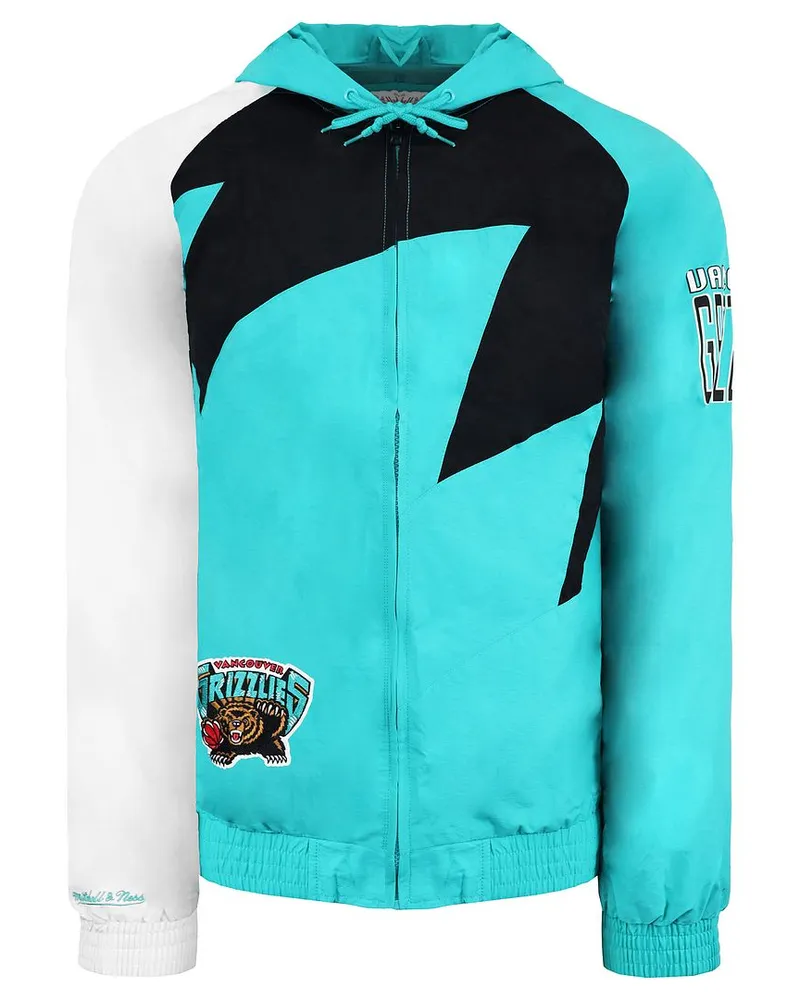 Mitchell & Ness Vancouver Grizzlies Hai -Zahnmenschen Jacke Blau
