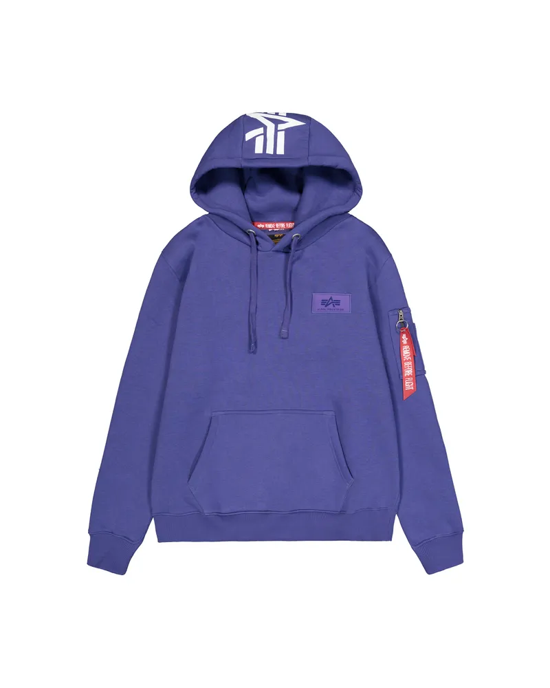 Alpha Industries Backprint Hoodie Lila