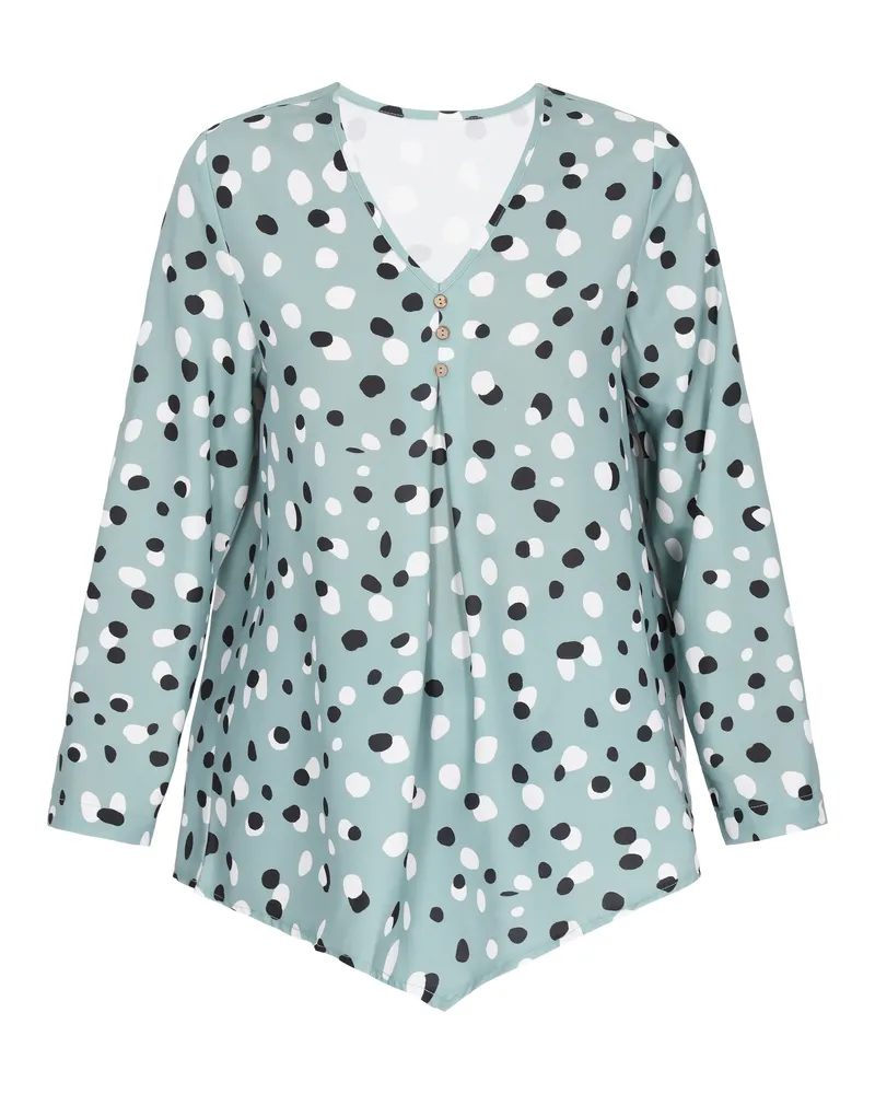 Usha Bluse Frauen mehrfarbig grün Mehrfarbig