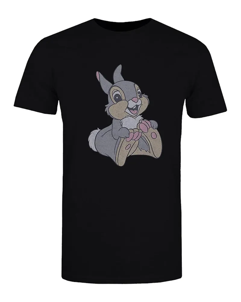 Disney Classic" T-Shirt für Damen (Schwarz Schwarz