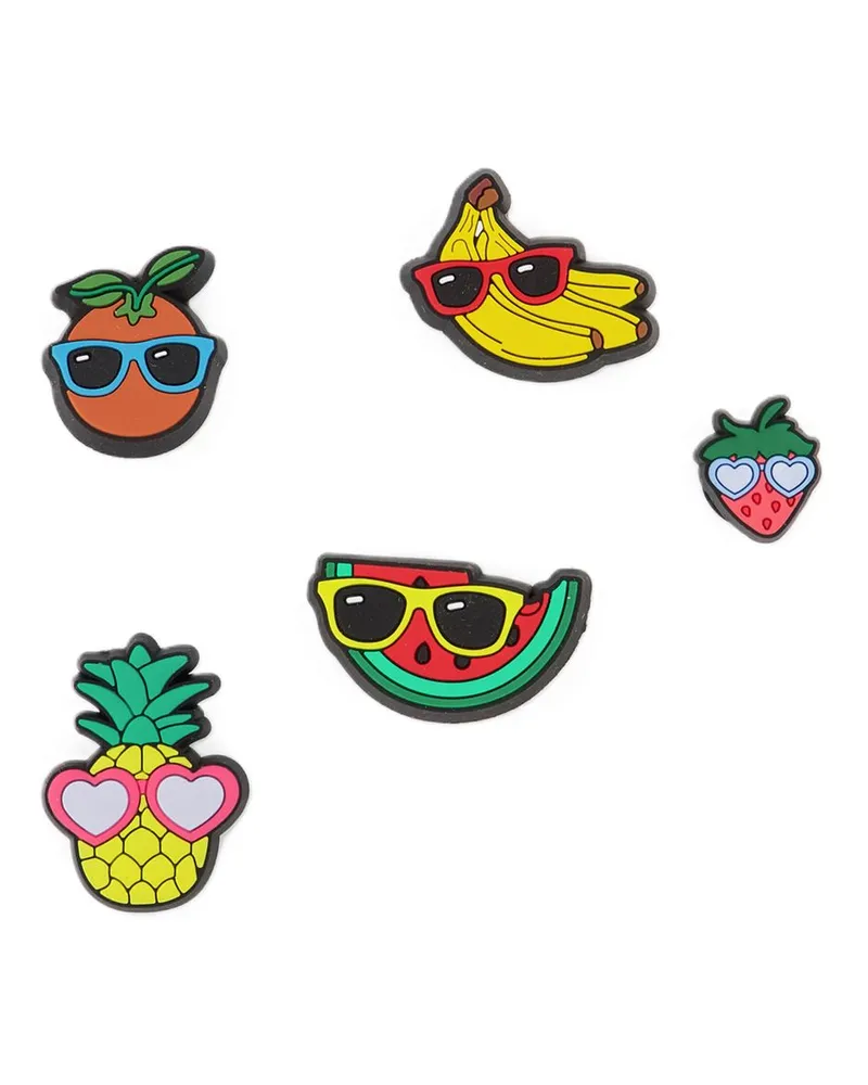 Crocs Süße Früchte mit Sonnenbrille 5er Jibbitz Pack -  - Mehrfarbig - Synthetisch Mehrfarbig