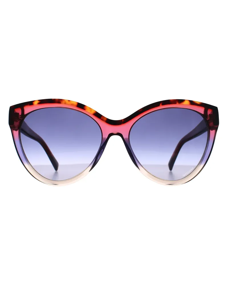Missoni Cat Eye Womens Transparent Faded Pink Dark Purple Gradient MIS 0088/S Rosa