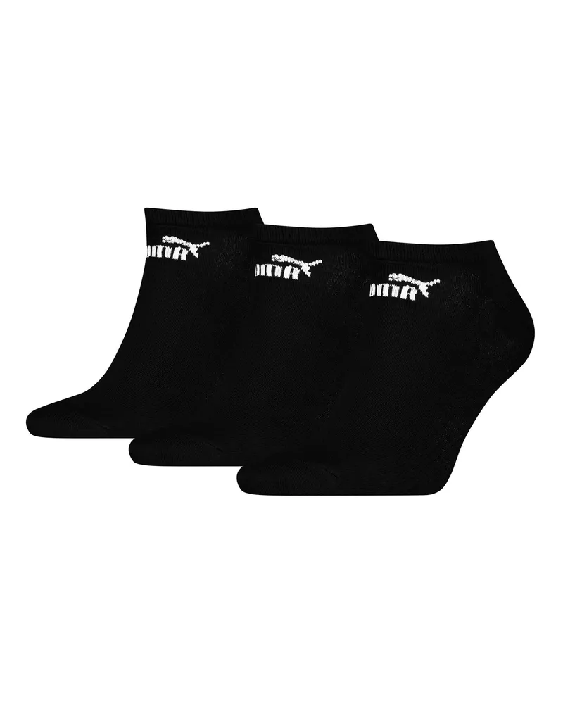 Puma Sneaker-Socken für Herren/Damen Unisex(3er-Pack) (Schwarz Schwarz