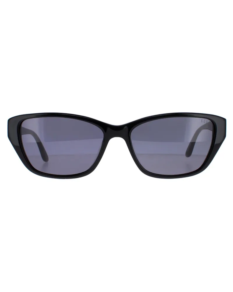 Elle Rectangle Womens Schwarz Grau 14920 Schwarz