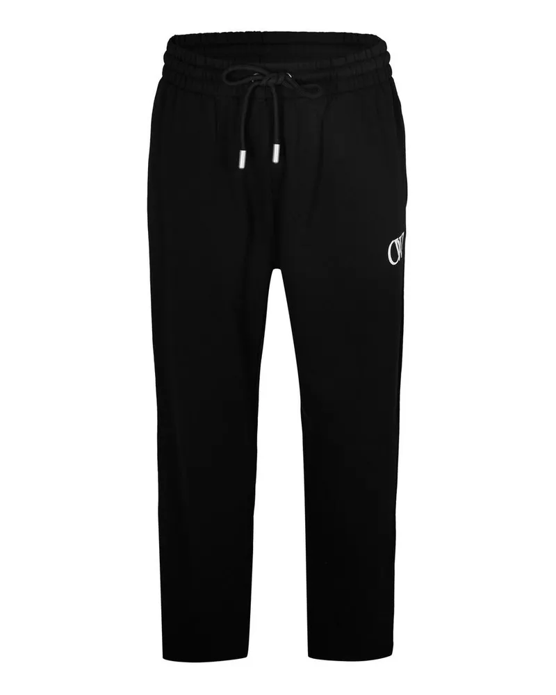 OFF-WHITE Off White - Trainingshose für Herren/Damen Unisex (Schwarz/Weiß Schwarz