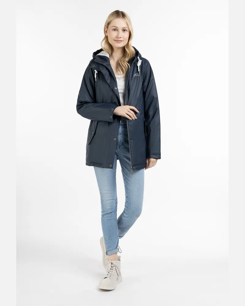 IceBound Wattierte Regenjacke Damen Marine Marineblau