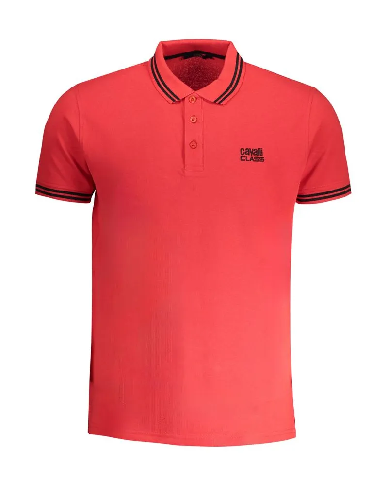 Roberto Cavalli Poloshirt aus Baumwolle für Herren - Rot Rot