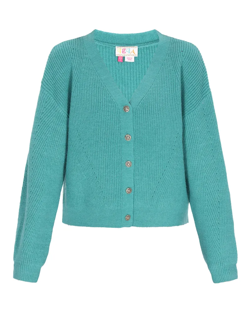 IZIA Strickjacke Frauen Türkis Türkis