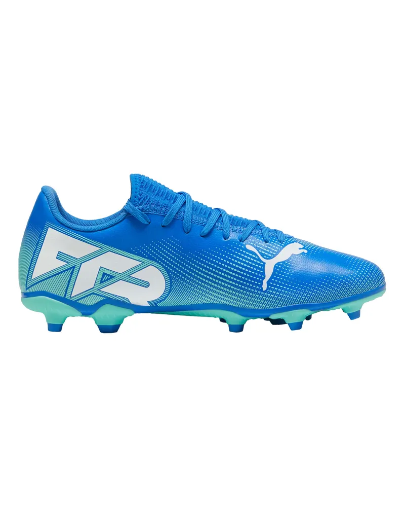 Puma Herren Fußballschuhe mit festem Boden "Future 7 Play" (Blau/Weiß Blau