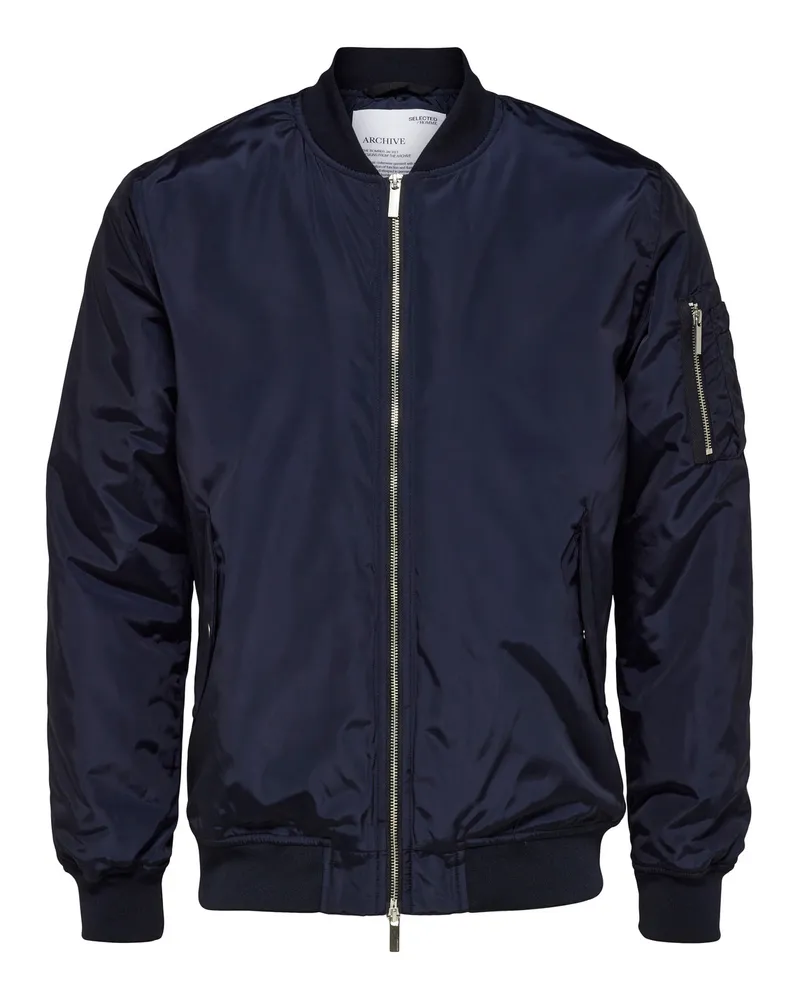Selected Archive Bomber Jacket von  in der farbe Blau und in größe L Blau