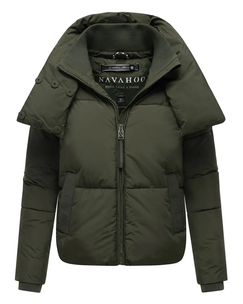 NAVAHOO Damen Steppjacke Traumelfe 14 – zeitlos, sportlich & warm Grün
